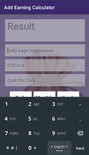 Add Earning Calculator