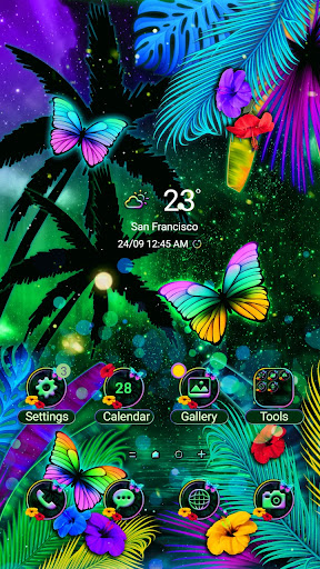 Android application Aurora Tropical Sky- Wallpaper screenshort