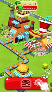 Idle Burger Tycoon Games - Free Clicker Games Gameplay