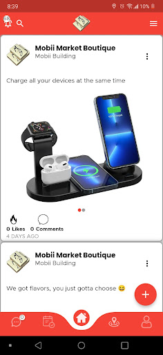 Mobii Market Shop Vendors Screen 2