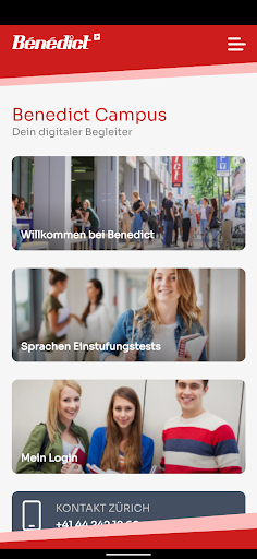 Android application Benedict Campus screenshort