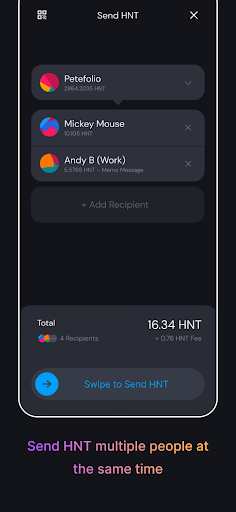 Helium HNT Wallet Screen 2