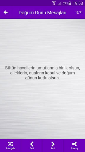 Doğum Günü Mesajları