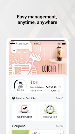 Android application Gotcha Fresh Tea screenshort