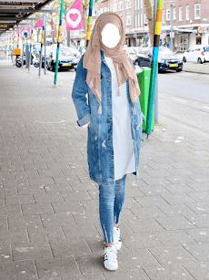 Innovative Hijab with Jeansのおすすめ画像1