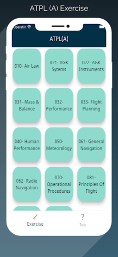 Android application ATPL (A) screenshort
