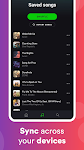 screenshot of eSound: MP3 Music Player App