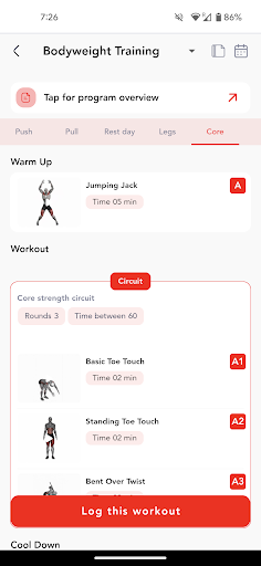 Body Reform Fitness Screenshot