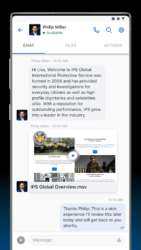 IPS Global Secure Portal Screen 3