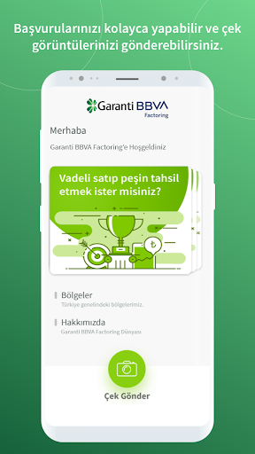 Android application Garanti BBVA Factoring screenshort
