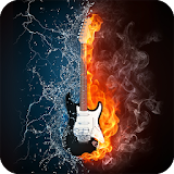 Fire Guitar Wallpaper icon
