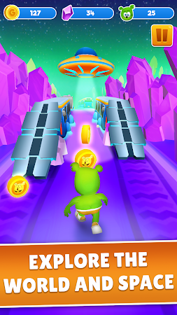 Game screenshot Gummy Bear Run-бесконечный бег apk download