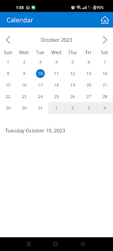 BAC College CMS Screen 3