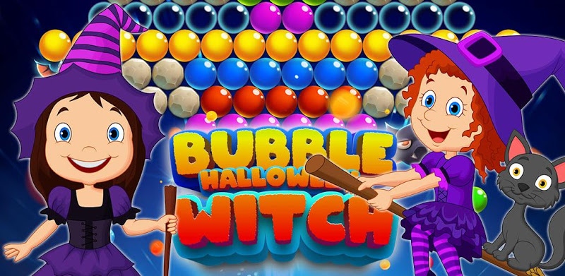Bubble Shooter Little Witch Halloween