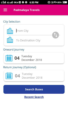 Padmalaya Travels Screen 3
