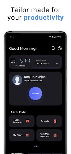 Android application The BusyLion screenshort