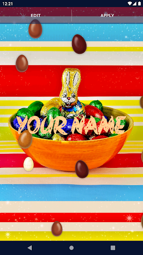 Chocolate Eggs Live Wallpaper Screen 3