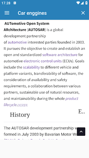 Android application Car Engines screenshort
