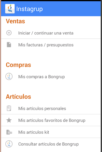 Android application Instagrup screenshort