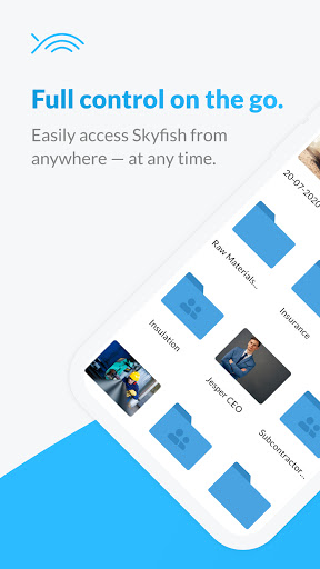 Android application Skyfish screenshort