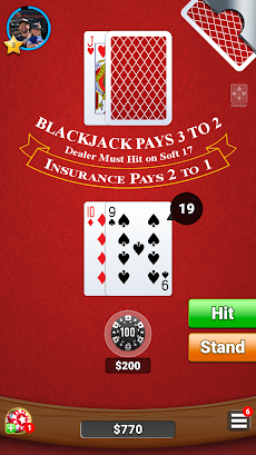 Blackjack 21 Casino Card Gameのおすすめ画像3