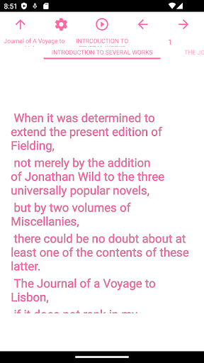 Android application Book: Journal of A Voyage screenshort