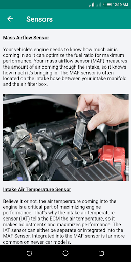 OBD2 Fault Code Info Screen 3