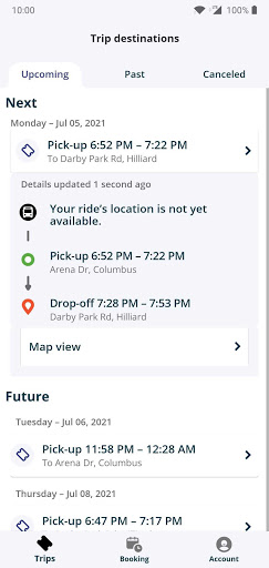 Android application GoBus Transit screenshort
