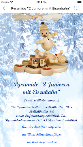 Android application Schneemannland screenshort