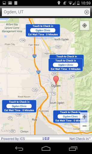 Android application Net Check In - Ogden Clinic screenshort