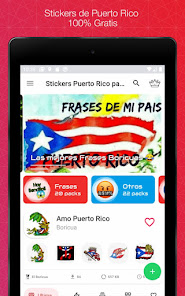 Screenshot 12 Stickers Puerto Rico para Chat android