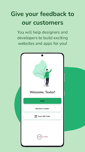 Android application RapidTester screenshort