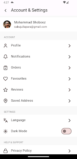 Udjapon Online Shopping App Screen 3