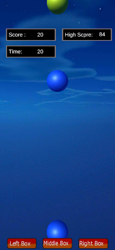 Android application Catch The Ball screenshort