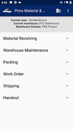 Pims Material and Logistics