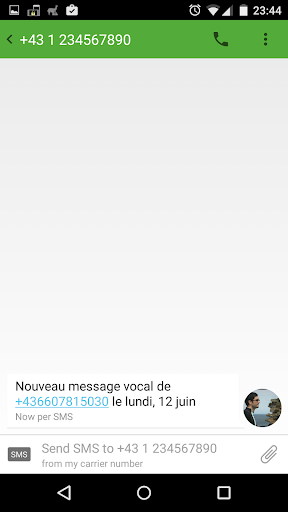 Aperçu de l'application