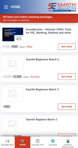 Saarthi Education Screen 3