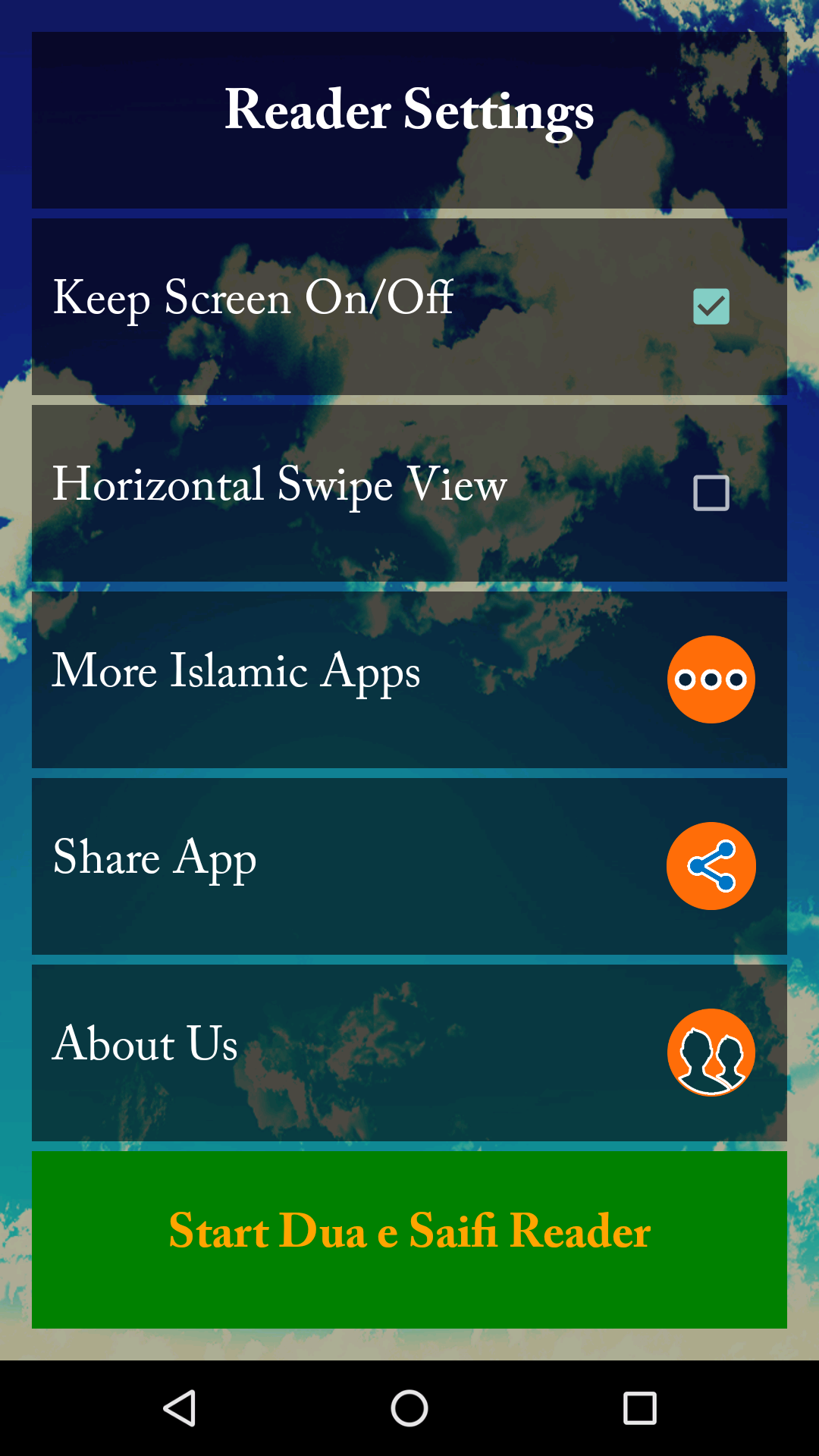 Android application Dua e Saifi screenshort