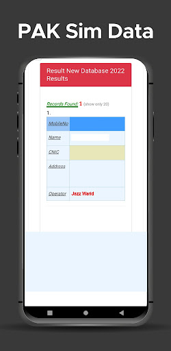 Pak Sim Owner Details Check