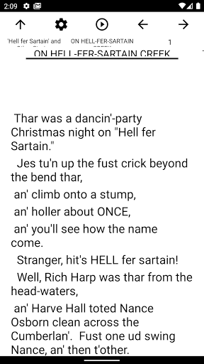 Book, Hell fer Sartain and O Screen 2