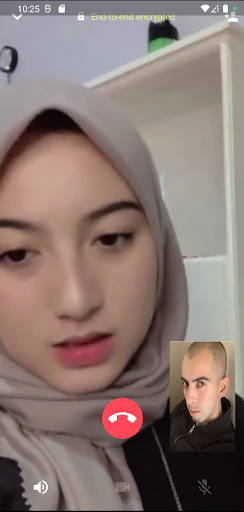 Hijaber Cewek Fake Video Call Screen 2