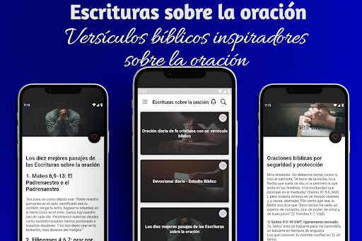 Android application Escrituras sobre la oración screenshort