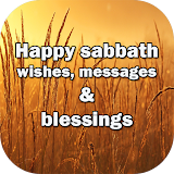 Happy Sabbath wishes, messages and blessing icon