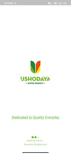 Android application Ushodaya Supermarkets screenshort