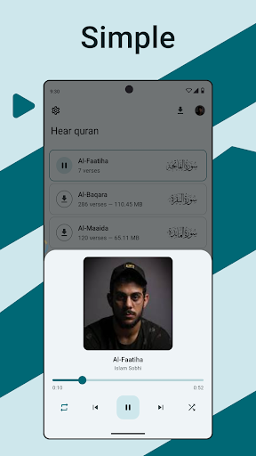 Hear Quran — Offline & Online Screen 3