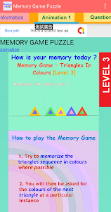 Memory Game Puzzle