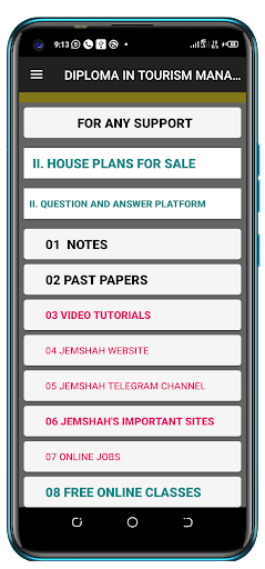 Android application Diploma In Tourism MD 2 Papers screenshort