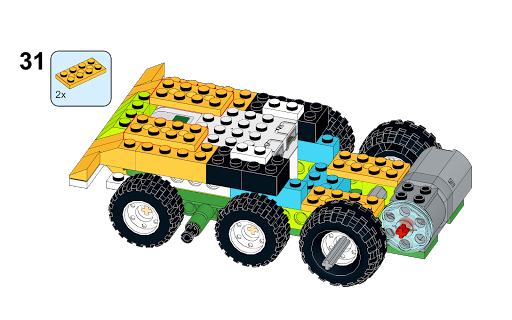 Tank Building Instruction bricks for WEDO 2.0