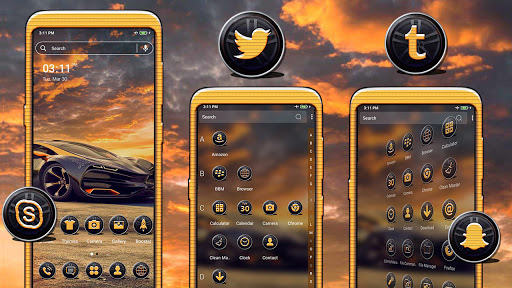 Sports Car Theme Screen 2