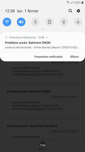 PrimoAcces Monitoring Screen 2